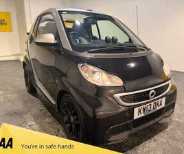SMART FORTWO 1.0 MHD PASSION CABRIOLET 2DR PETROL SOFTTOUCH EURO 5 (START/STOP) (71 BHP)