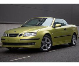 SAAB 9-3 CABRIO - 1.8T VECTOR | 144.000KM | AUTOMAAT | 1E EIG. | STOELVERWARMING | LIME YELLOW METALLIC