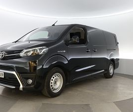 TOYOTA PROACE EV L2 75 KWH 5-OVINEN | NAVI | PERUUTUSKAMERA | LÄPIJUOSTAVA MALLI - SYNTTÄRI+AVAJAISKAMPANJA: KAIKKIIN VAIHTOAJONEUVOIHIN KORKO 2,99%+KULUT, S-BO