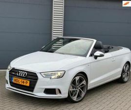 AUDI A3 CABRIOLET 1.4 TFSI COD SPORT, PARELMOER WIT, LEDEREN — AUDI — MARKTPLAATS