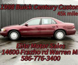 1998 BUICK CENTURY CUSTOM - GUARANTEED APPROVAL!