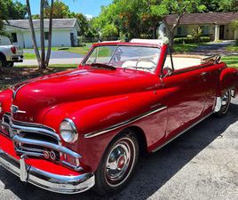 GREAT CRUISING 1950 PLYMOUTH SPECIAL DELUXE CONVERTIBLE