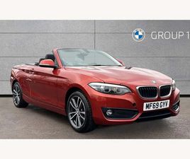BMW 2 SERIES 220I SPORT 2DR [NAV] STEP AUTO CONVERTIBLE 2019, 46609 MILES, £14975 - 33132267 - EXCHANGEANDMART.CO.UK