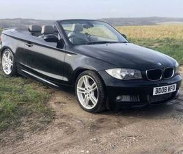 BMW SERIE 1 CABRIO 125 BMW, 1 SERIES, CONVERTIBLE, 2008, MANUAL, 2996 (CC), 2 DOORS