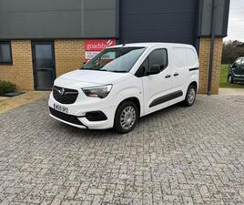 2019 VAUXHALL COMBO 2000 1.5 TURBO D 130PS H1 SPORTIVE VAN PANEL VAN DIESEL MANUAL