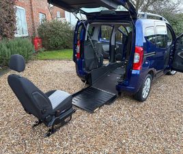 2011 (61) FIAT QUBO 1.3 FOUR SEATER DRIVE FROM WHEELCHAIR OR PASSENGER IN WHEELCHAIR 5DOOR