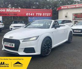 2017 AUDI TT 2.0T FSI QUATTRO BLACK EDITION 2DR S TRONIC CONVERTIBLE PETROL AUTOMATIC