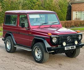 1989 MERCEDES-BENZ G CLASS 280 GE 3DR AUTO ESTATE PETROL AUTOMATIC