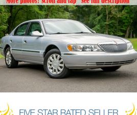 2002 LINCOLN CONTINENTAL ONLY 54K MI LEATHER SERVICED CARFAX WE SHIP!