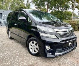 2012 TOYOTA VELLFIRE FRESH IMPORT BUSINESS G EDITION 3.5 V6 4WD AUTO 4/B GRADE WITH FRIDGE MPV PE...