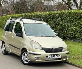 TOYOTA YARIS VERSO 1.3 16V VVTI SMALL MPV PETROL FULLY AUTOMATIC