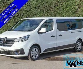 RENAULT TRAFIC PASSENGER LL30 SPORT NAV 2.0DCI 145BHP L2 LWB 9 SEAT MINIBUS, REV CAM, AIR CON, CRUISE, TWIN SLD, 17 ALLOYS