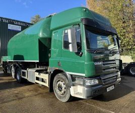 2012 DAF CF75.360 6X2 TANKER (WOOD PELLET FUEL)