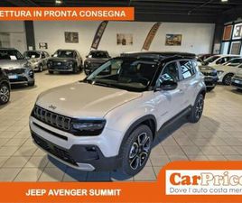 AVENGER MY25 1.2 110CV MHEV AUT. SUMMIT FULL OPTIONALS