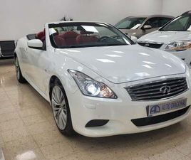 INFINITI G 3.7 V6 VVEL GT PREMIUM CABRIO AUTO