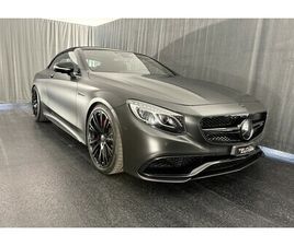 MERCEDES CLASSE S CABRIOLET S 63 AMG S 63 AMG CABRIOLET 4MATIC SPEEDSHIFT MCT