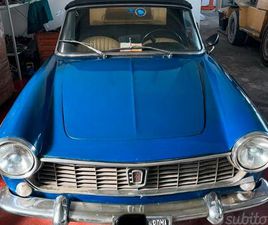 AUTO 118 H FIAT 1500 CABRIO ANNO 1963 TARGA ROMA