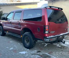 FORD EXCURSION, CENA 9 000 €. AUTOMAŠĪNA NAV REĢISTRĒTA LATVIJĀ. UZ KG UNLADEN WHATSAPP. - SLUDINĀJUMI