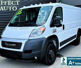 2022 RAM PROMASTER DODGE 2500 136 WB 3DR LOW ROOF CARGO VAN FULL-SIZE