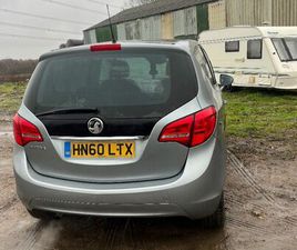 VAUXHALL, MERIVA, MPV, 2011, MANUAL, 1398 (CC), 5 DOORS