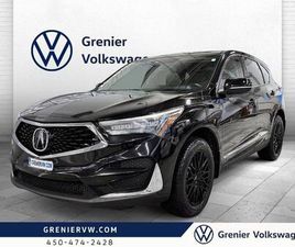 2019 ACURA RDX TECH, AWD, CUIR, TOIT, PNEUS HIVER INCLUS JAMAIS A