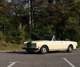 ROLLS ROYCE CORNICHE CABRIOLET ROLLS ROYCE CORNICHE 1981 – ROLLS-ROYCE CABRIOLET