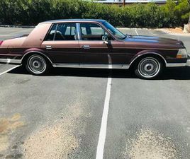 1987 LINCOLN CONTINENTAL GIVENCHY