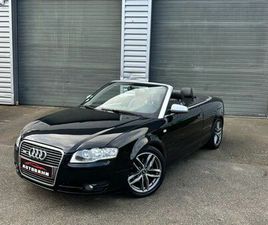AUDI A4 CABRIOLET AUDI A4 2.0 TDI CABRIOLET S LINE / BOITE AUTO / CARPLAY / CUIR CHAUFFANTS