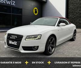AUDI A5 CABRIOLET 2.7 V6 TDI 190 CH S-LINE MULTITRONIC /SIÈGES CHAUFFANTS/XENON LED/GPS