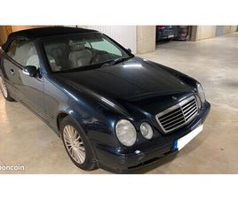 MERCEDES CLK 200 CABRIOLET – 2001 – BON ÉTAT – À SAISIR