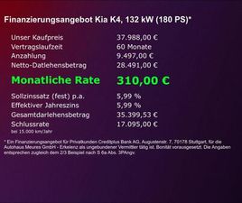 KIA K4 GT-LINE 1.6 T-GDI DCT P5 + P6 + P7 + P8 + P9