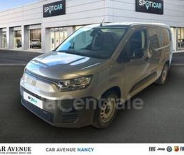 FIAT DOBLO CARGO III GENERATION2 DOBLO-E FOURGON TAILLE XL 750KG ELECTRIQUE 100 KW BATTERIE 50 KWH PRO LOUNGE CONNECT