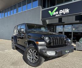 JEEP WRANGLER UNLIMITED - 4XE 380 SAHARA PANODAK LEER NAVI 360CAMERA LED