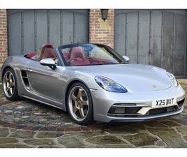 2021 PORSCHE 718 BOXSTER – 25TH ANNIVERSARY - 2,768 MILES