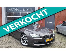 BMW SERIE 6 CABRIOLET 640 BMW 6-SERIE CABRIO 640I HIGH EXECUTIVE SOFT CLOSE/CONFORTSTOELEN/GARANTIE