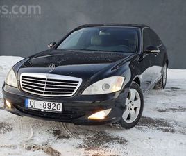 MERCEDES S320, CENA 7 300 €. MERCEDES BENZ S320, 3.0 DĪZELIS AR 7 -LIETUS PRIEKŠĒJIE PRET - SLUDINĀJUMI
