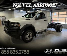 RAM 5500 2024 TRADESMAN 4X2 CABINE SIMPLE + GARANTIE + A/C + CRUISE + WOW !!