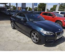 2016 BMW 2 SERIES 2.0TD 218D SPORT CONVERTIBLE 2D AUTO