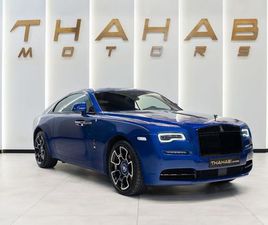 ROLLS-ROYCE WRAITH 2020 | SPORTIVE EDITION | 1 OF 1 | W/ WARRANTY | BLACK BADGE | BESPOKE TWO-TONE | GCC | FULL OPTION