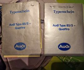 AUDI 80 COUPE QUATTRO TYP 85