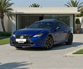 LEXUS RC350 F-SPORT 3.5L V6 – 311 BHP | 2019 | GCC SPECS | AED 2,180 PER MONTH