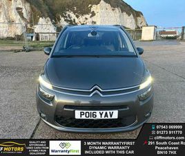 2016 CITROEN GRAND C4 PICASSO EXCLUSIVE+ - NEW MOT - 7 SEATS - £20 TAX - ULEZ - 3 MONTH WARRANTY