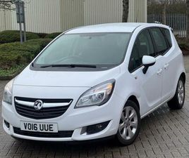 2016 VAUXHALL MERIVA 1.4I 16V LIFE 5DR MPV PETROL MANUAL