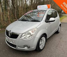 2010 VAUXHALL AGILA 1.2 VVT S 5DR AUTO [AC] HATCHBACK PETROL AUTOMATIC