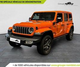 JEEP WRANGLER UNLIMITED UNLIMITED 4XE 2.0 T 380 CH PHEV 4X4 BVA8 SAHARA
