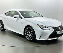 LEXUS RC RC300H 2016 LEXUS RC 2.5 300H F SPORT CVT EURO 6 (START/STOP) 2DR COUPE PETROL/ELECTRIC HYBRID AUTOMATIC