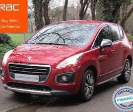 PEUGEOT 3008 1.6 E-HDI ACTIVE AUTOMATIC * £20 TAX * 70K * 8 SVS + T/BELT CHANGE