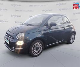 FIAT 500 FIAT 500 1.2 8V 69CH LOUNGE DUALOGIC D'OCCASION - HESS AUTOMOBILE
