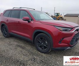 TOYOTA HIGHLANDER TOYOTA GRAND HIGHLANDER 2025R., LANDER PLATINUM, 2.4L, OD UBEZPIECZALNI 2.4