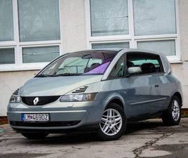RENAULT AVANTIME RENAULT AVANTIME 2.2DCI 110KW MT/6 2003 / AJ NA SPLÁTKY / PROTIÚČET